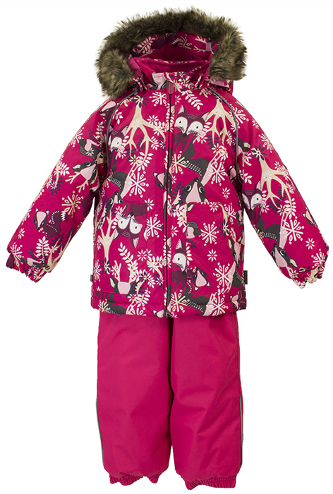 Комплект верхней одежды для девочки Huppa Avery, цвет: фуксия. 41780030-81863. Размер 92