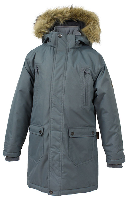 Куртка детская Huppa Vesper, цвет: серый. 17480030-70048. Размер 158/164