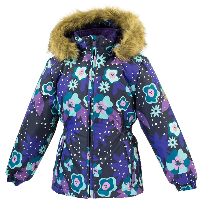 Куртка для девочки Huppa Marii, цвет: темно-синий. 17830030-81986. Размер 110