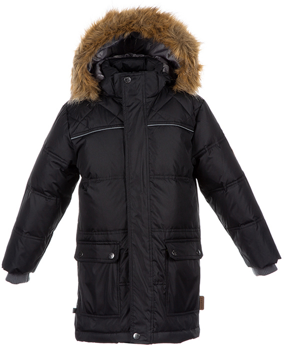 Куртка для мальчика Huppa Lucas, цвет: черный. 17770055-70009. Размер 134