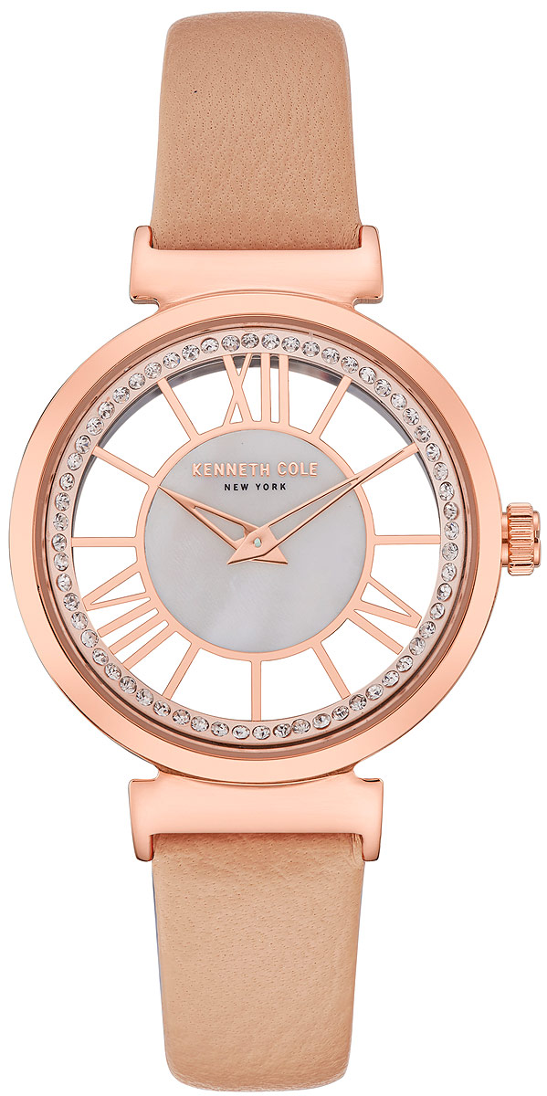 Наручные часы женские Kenneth Cole Transparency, цвет: бежевый. KC50189003