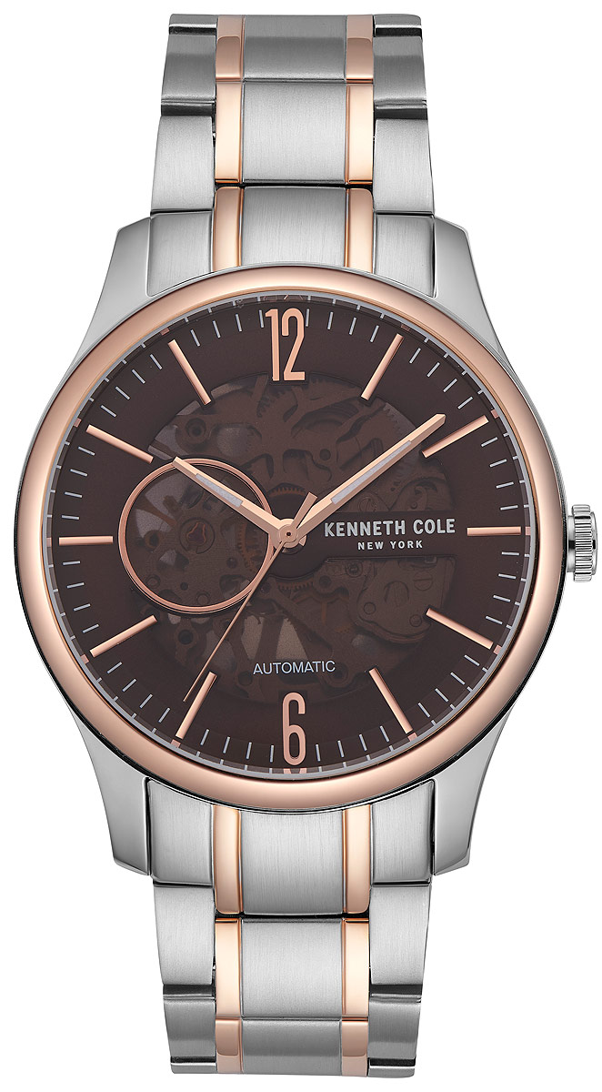 Наручные часы мужские Kenneth Cole Automatic, цвет: серебристый. KC50224004