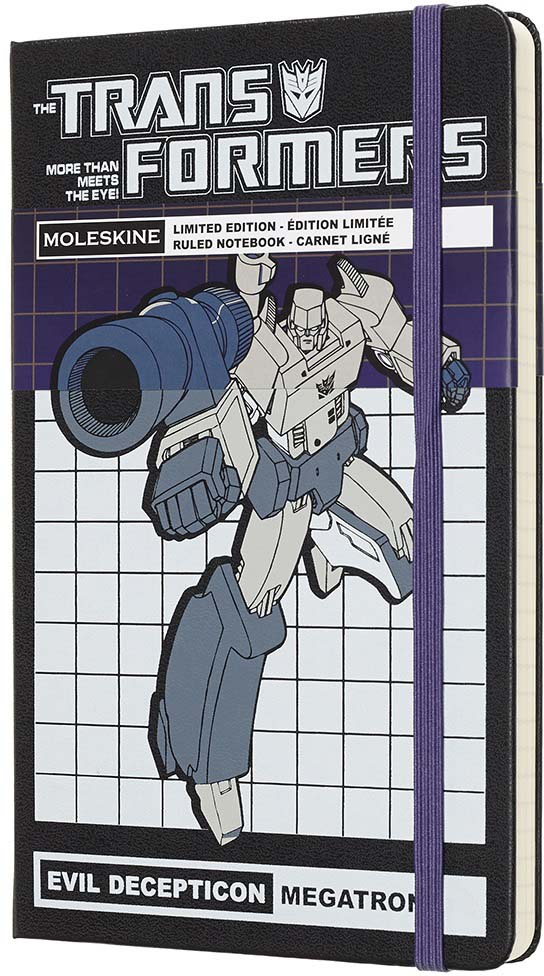 Moleskine Блокнот Transformers Large Limited Edition Megatron 240 листов в линейку