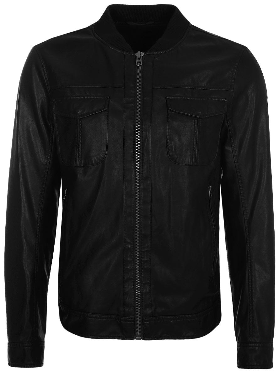 Куртка мужская United Colors of Benetton, цвет: черный. 2GK653AW8_100. Размер 54