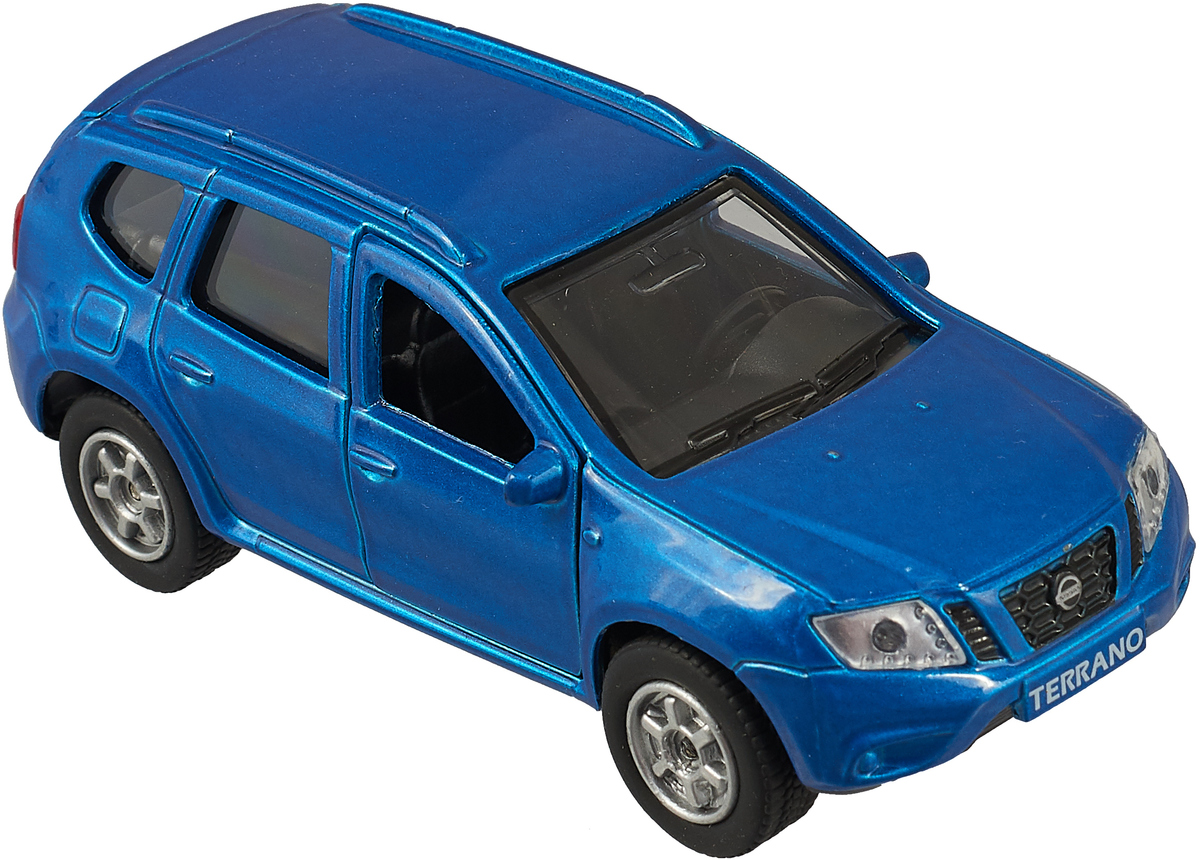Технопарк Машина инерционная Nissan Terrano, цвет синий