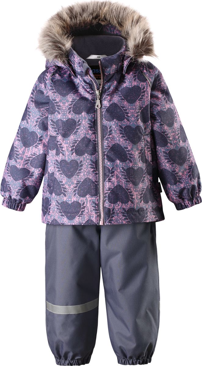 Комплект верхней одежды детский Lassie Karol, цвет: серый. 7137339261. Размер 80