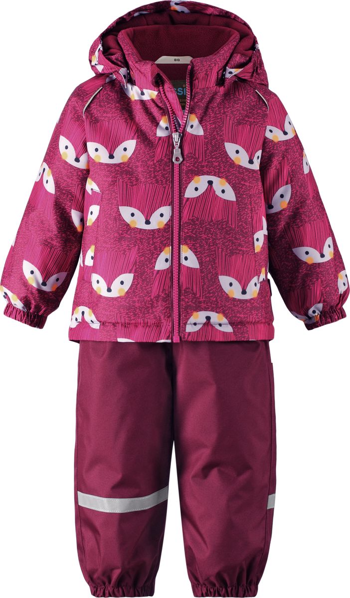 Комплект верхней одежды детский Lassie Oivi, цвет: красный. 7137323991. Размер 80