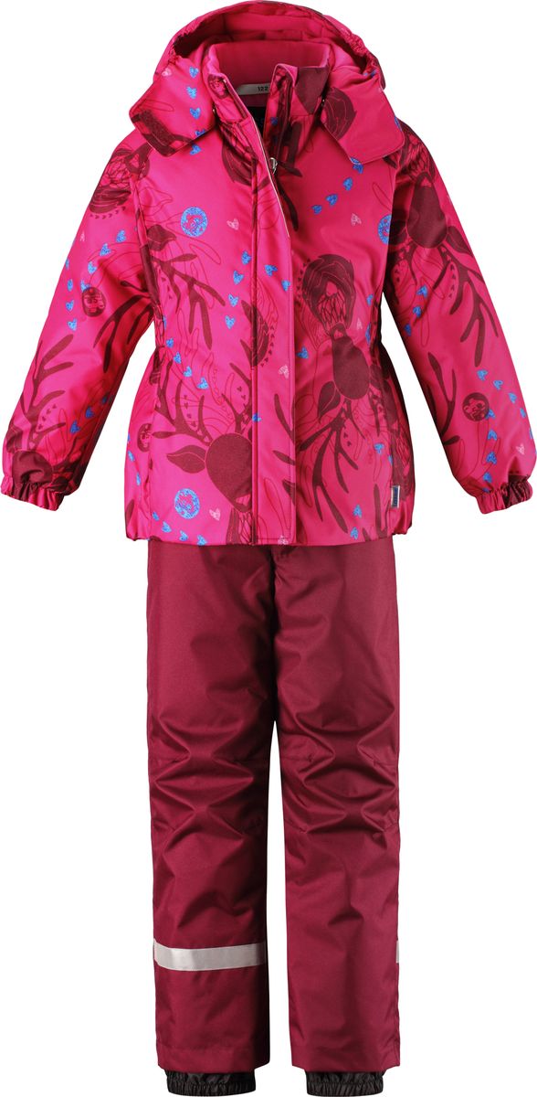 Комплект верхней одежды для девочки Lassie Madde, цвет: розовый. 7237344691. Размер 140