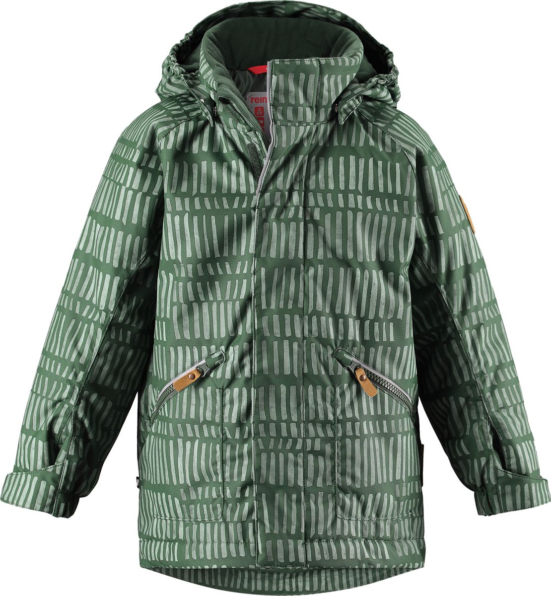 Куртка детская Reima Reimatec Nappaa, цвет: зеленый. 5215678632. Размер 104