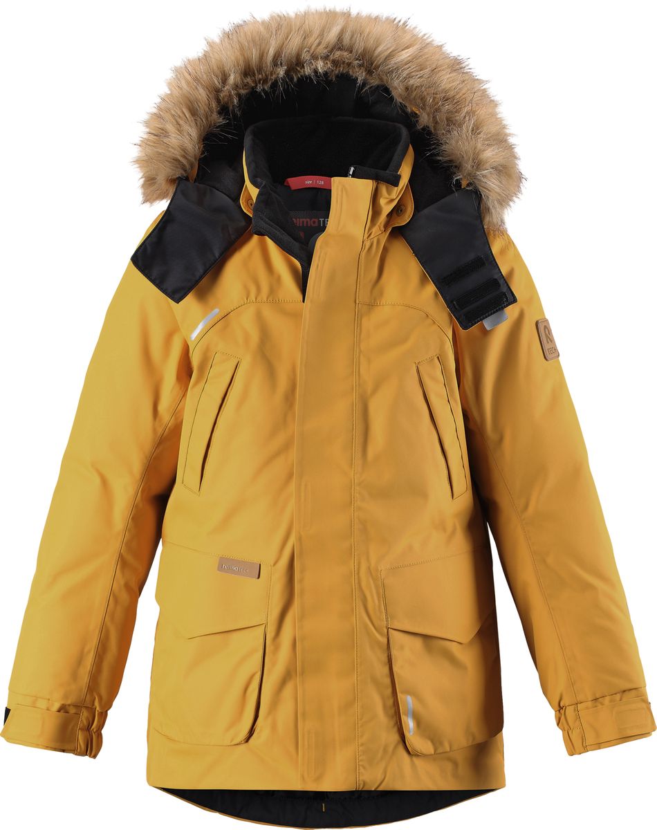 Куртка детская Reima Reimatec Serkku, цвет: золотой. 5313542510. Размер 140