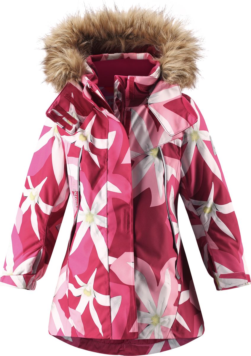 Куртка для девочки Reima Reimatectec Reima Reimatec Muhvi, цвет: розовый. 5215623606. Размер 128