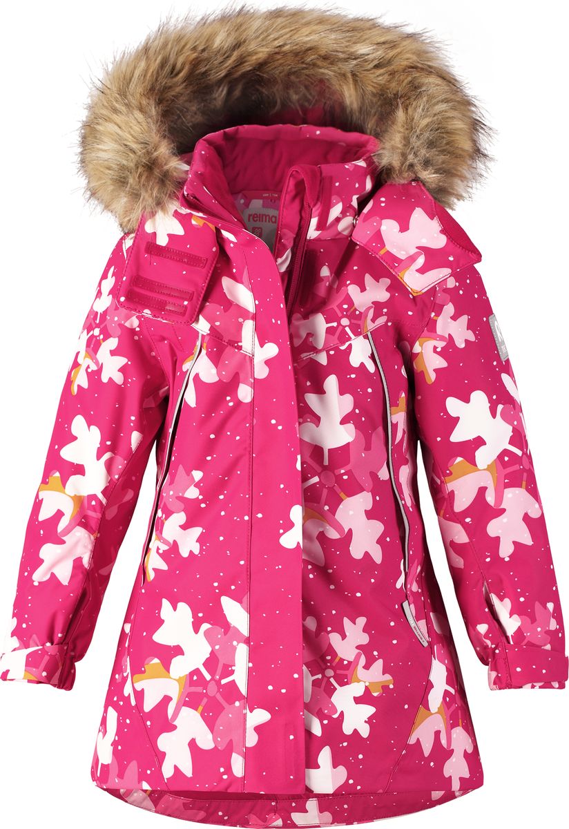 Куртка для девочки Reima Reimatectec Reima Reimatec Muhvi, цвет: розовый. 5215623607. Размер 116