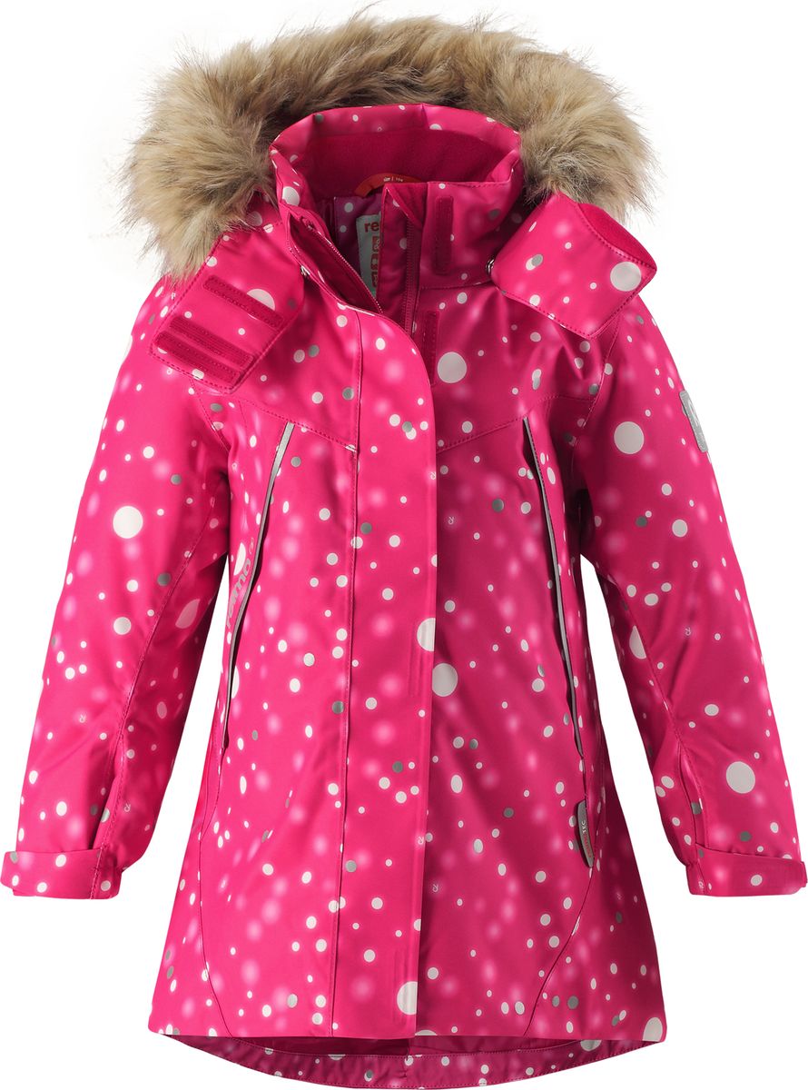 Куртка для девочки Reima Reimatectec Reima Reimatec Silda, цвет: розовый. 5215743604. Размер 128