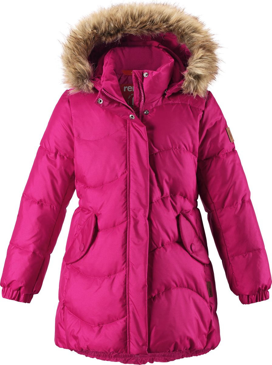 Куртка для девочки Reima Sula, цвет: розовый. 5313743600. Размер 158