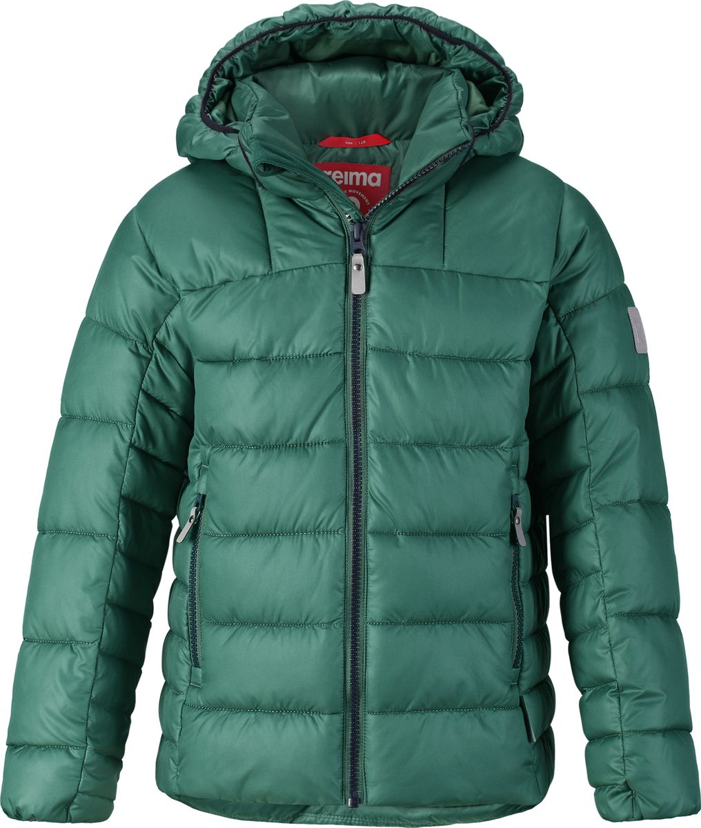 Куртка для мальчика Reima Petteri, цвет: зеленый. 5313438630. Размер 140