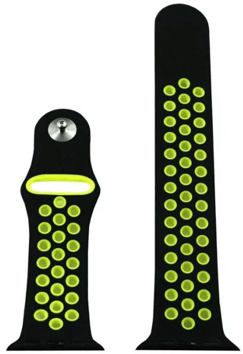 Eva AWA012BG, Black Green ремешок спортивный для Apple Watch 42 мм