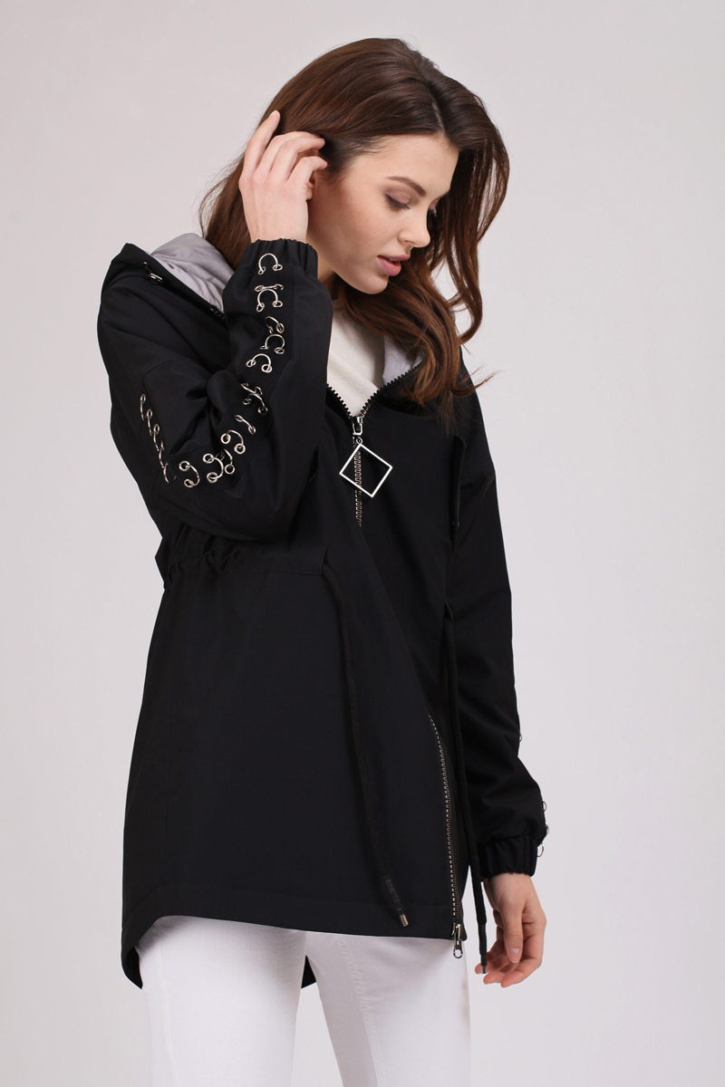 Куртка женская Tom Farr, цвет: черный. T4FW9522.58802-1. Размер S (44)