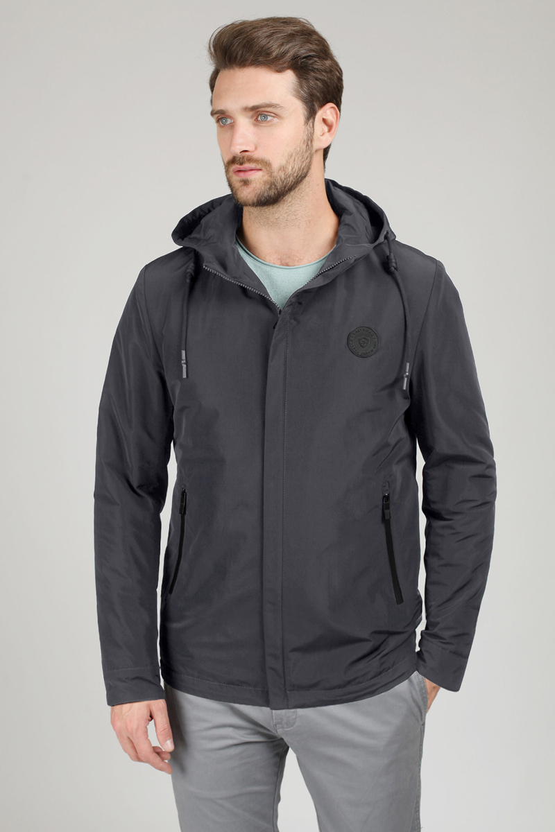 Куртка мужская Tom Farr, цвет: темно-серый. T4FM9103.57802-1. Размер S (46)