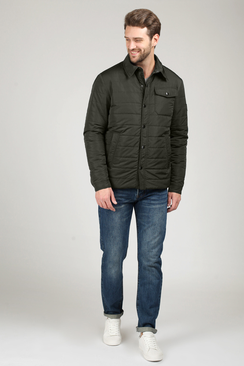Куртка мужская Tom Farr, цвет: хаки. T4FM9112.48802-1. Размер XXL (54)