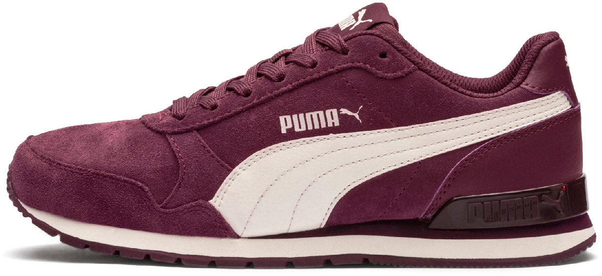 Кроссовки детские Puma ST Runner v2 SD Jr, цвет: фиолетовый, белый. 36600003. Размер 5,5 (37,5)