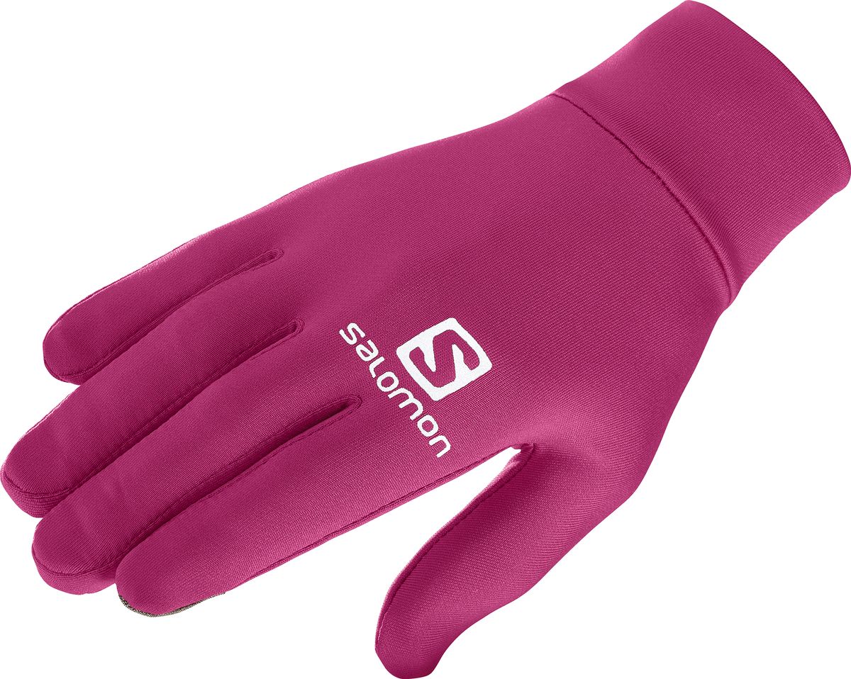Перчатки женские Salomon Agile Warm Glove U, цвет: розовый. L40420700. Размер M (19)