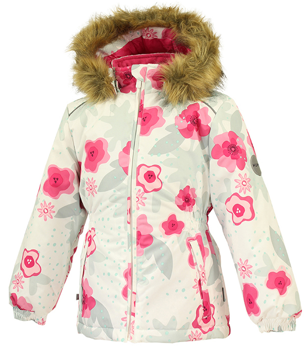 Куртка для девочки Huppa Marii, цвет: белый. 17830030-81920. Размер 128