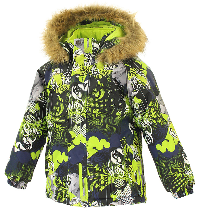 Куртка для мальчика Huppa Marinel, цвет: лайм. 17200030-82847. Размер 104