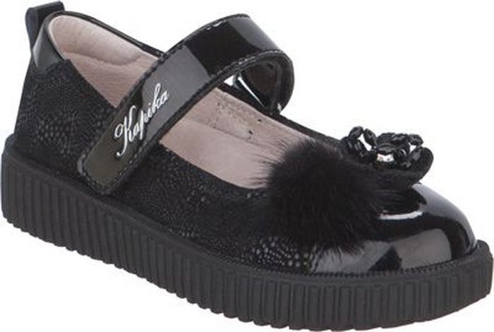 Туфли для девочки Kapika, цвет: черный. 23518к-1. Размер 31