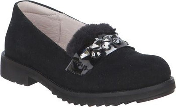 Туфли для девочки Kapika, цвет: черный. 23526-3. Размер 31