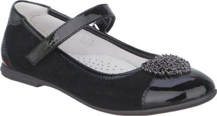 Туфли для девочки Kapika, цвет: черный. 23536к-1. Размер 37