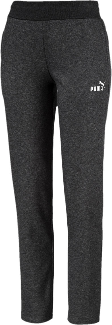 Брюки спортивные женские Puma Essentials Fleece Pants, цвет: темно-серый. 85183007. Размер S (42/44)
