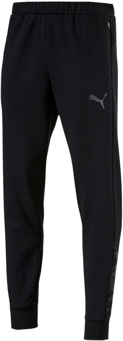 Брюки спортивные мужские Puma Modern Sports pants FL cl, цвет: черный. 85236201. Размер M (46/48)
