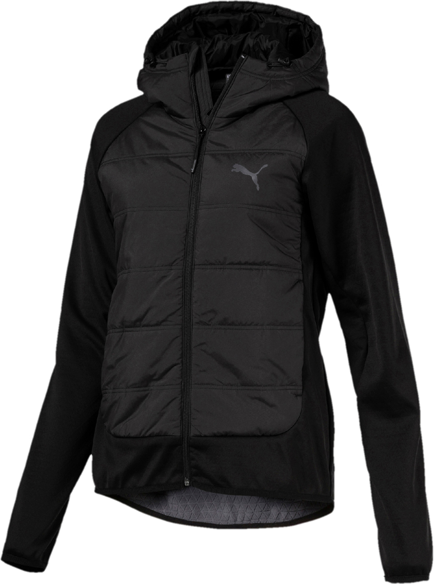 Куртка женская Puma Hybrid Padded Jkt W, цвет: черный. 85256001. Размер XL (48/50)