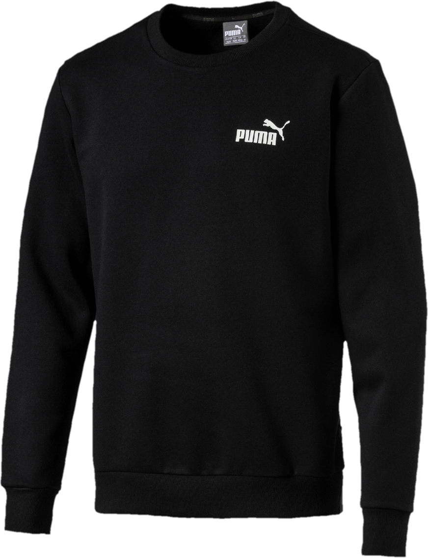 Свитшот мужской Puma Essentials Fleece Crew Sweat, цвет: черный. 85174801. Размер XXL (52/54)