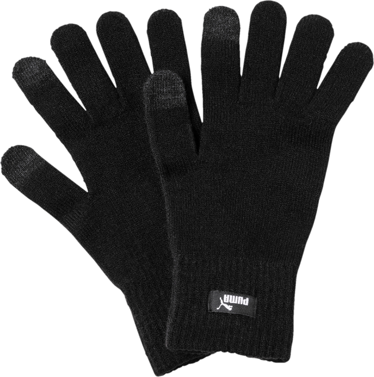 Перчатки Puma Knit Gloves, цвет: черный. 04131604. Размер L/XL (8,5)