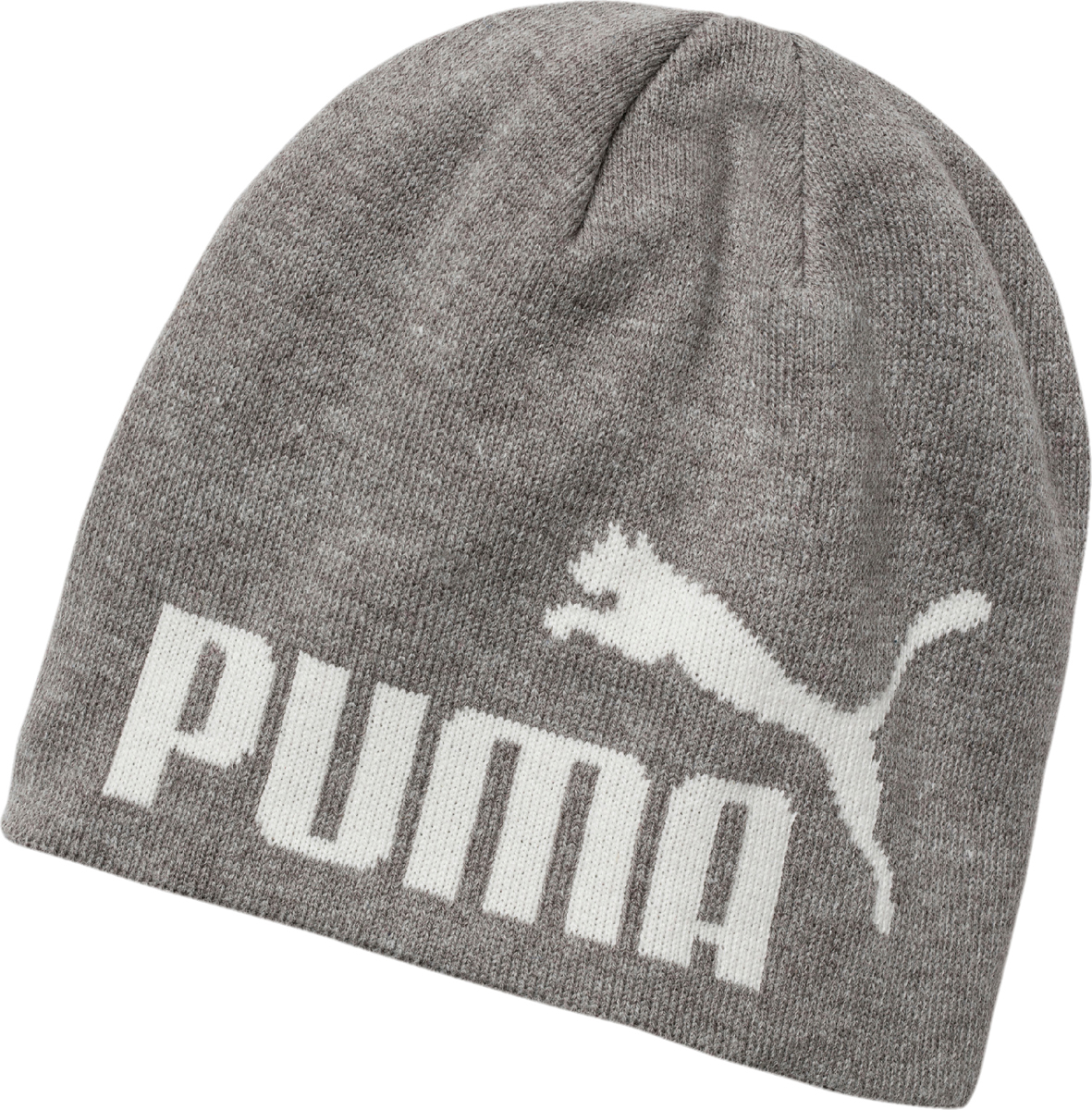 Шапка Puma Ess Big Cat Beanie, цвет: светло-серый. 05292541. Размер универсальный