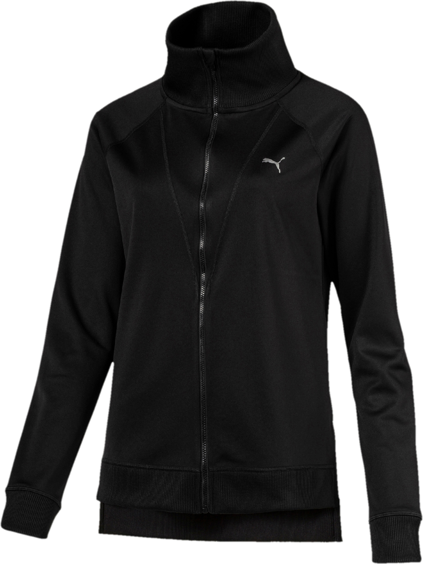 Толстовка женская Puma Explosive Warm up Jacket, цвет: черный. 51711001. Размер XL (48/50)