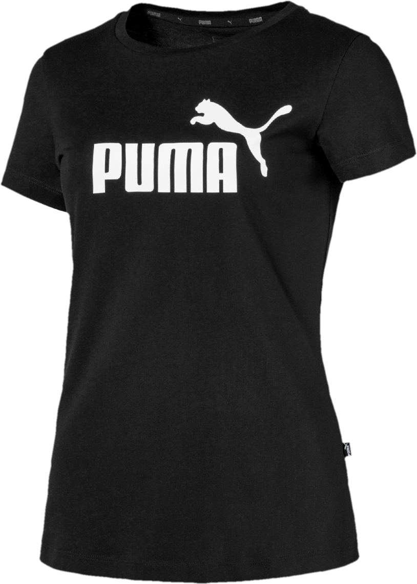 Футболка женская Puma Essentials Tee, цвет: черный. 85178701. Размер S (42/44)