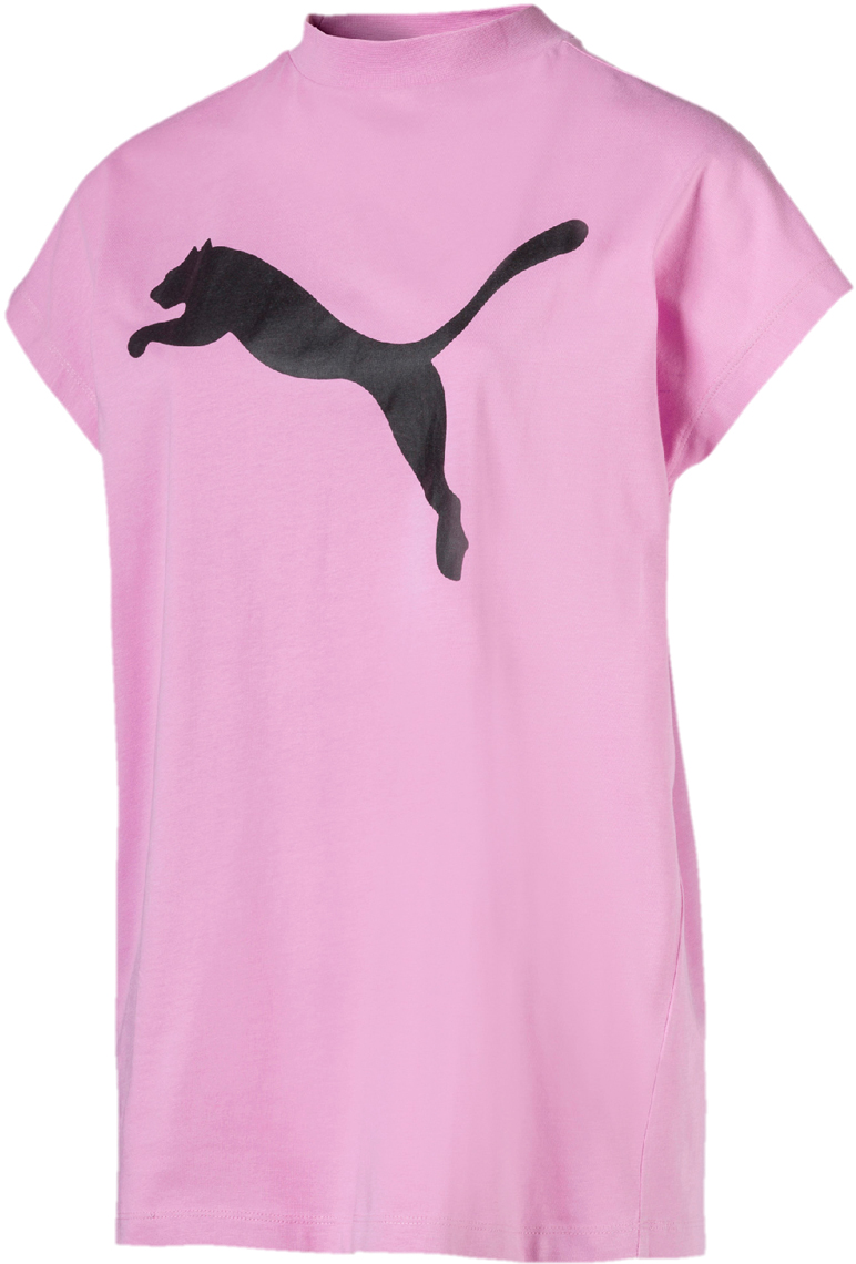 Футболка женская Puma Evostripe Tee, цвет: розовый. 85189741. Размер XL (48/50)
