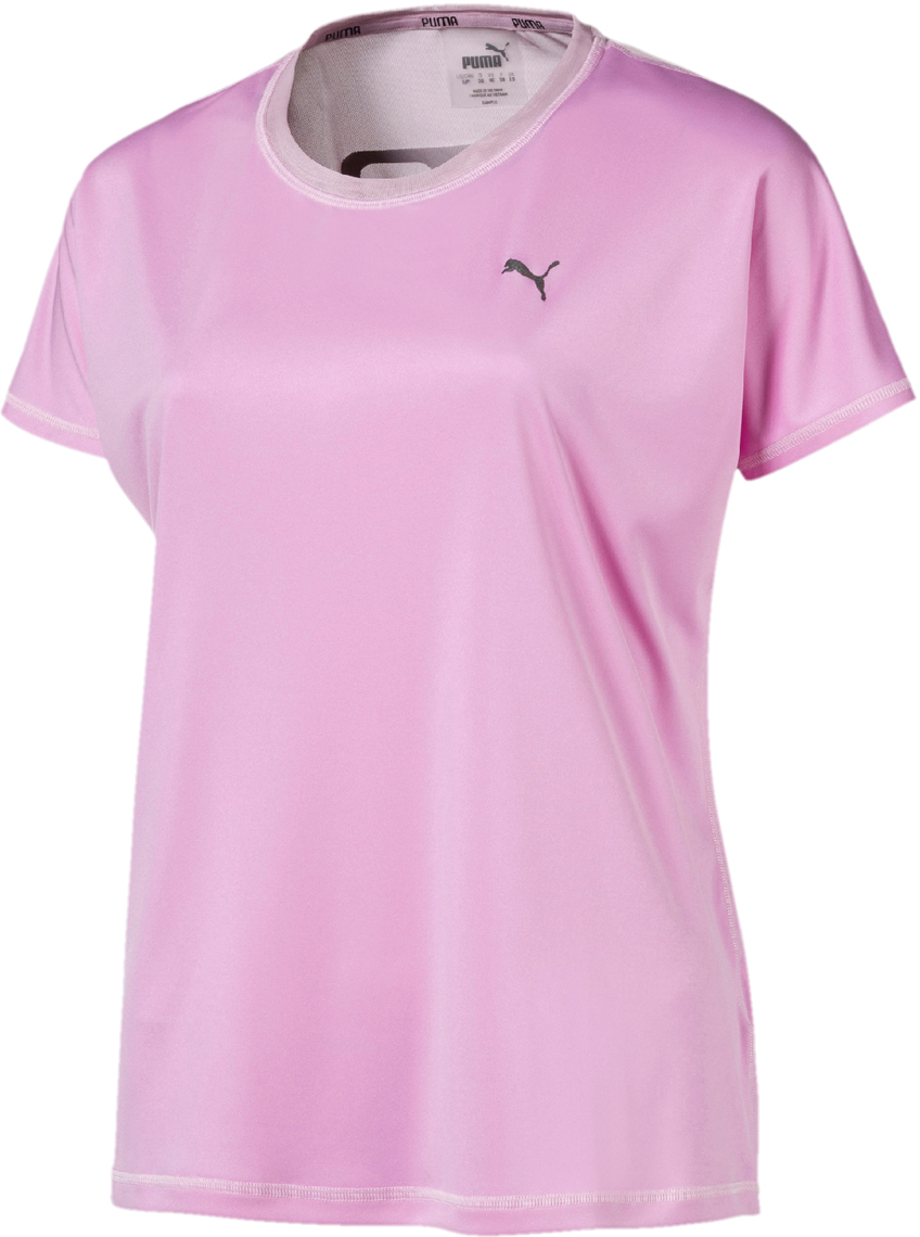 Футболка женская Puma Explosive Box Tee, цвет: бледно-розовый. 51675603. Размер S (42/44)
