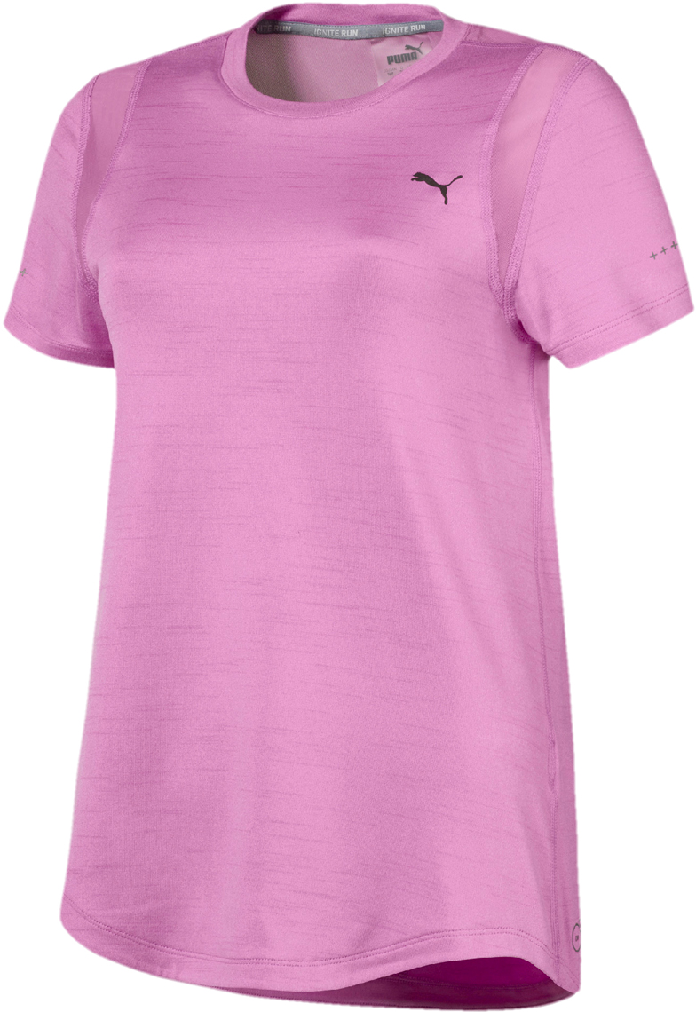 Футболка женская Puma Heather S S Tee W, цвет: розовый. 51666407. Размер S (42/44)