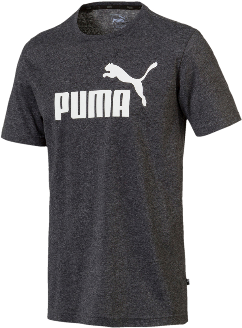 Футболка мужская Puma Essentials+ Heather Tee, цвет: серый меланж. 85241901. Размер S (44/46)