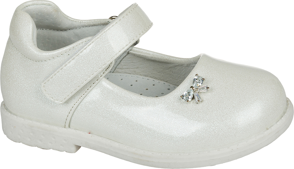 Туфли для девочки Mursu, цвет: белый. 205086. Размер 21