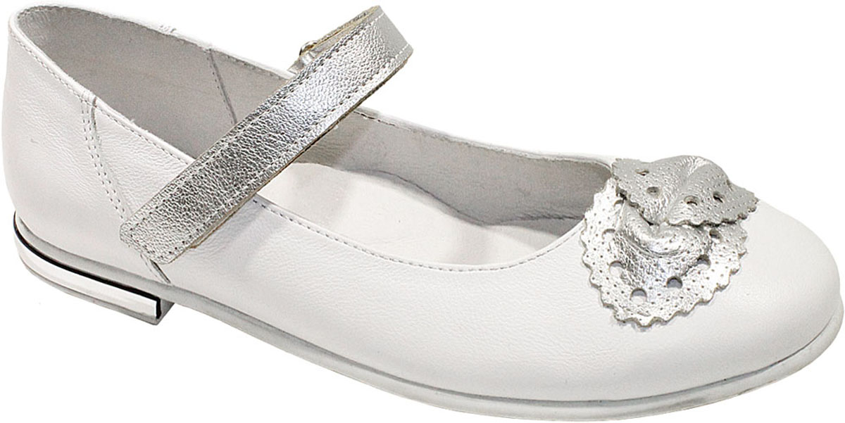 Туфли для девочки Лель, цвет: белый. 4-1222. Размер 31