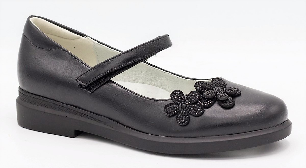 Туфли для девочки Flois Beautiful, цвет: черный. FL-S11158 TD(6). Размер 37