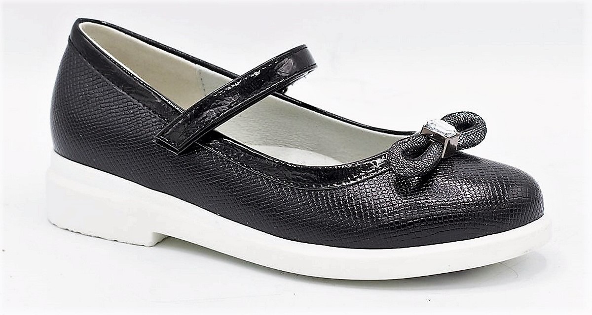 Туфли для девочки Flois Beautiful, цвет: черный. FL-S11172 TD(6). Размер 30