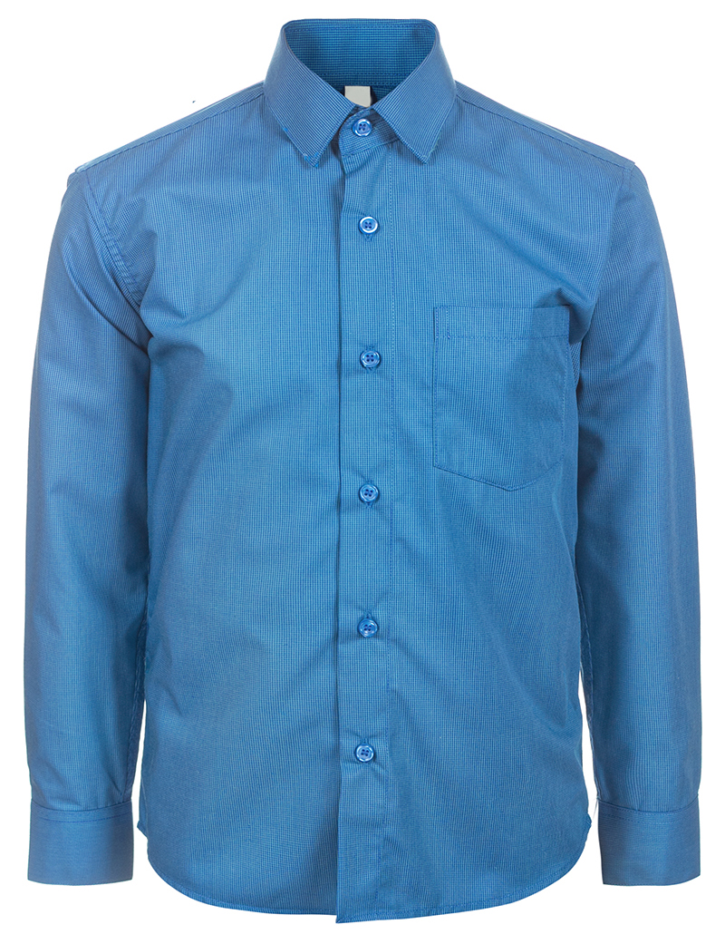 Рубашка для мальчика Nota Bene, цвет: темно-синий. 18403D_29. Размер 128
