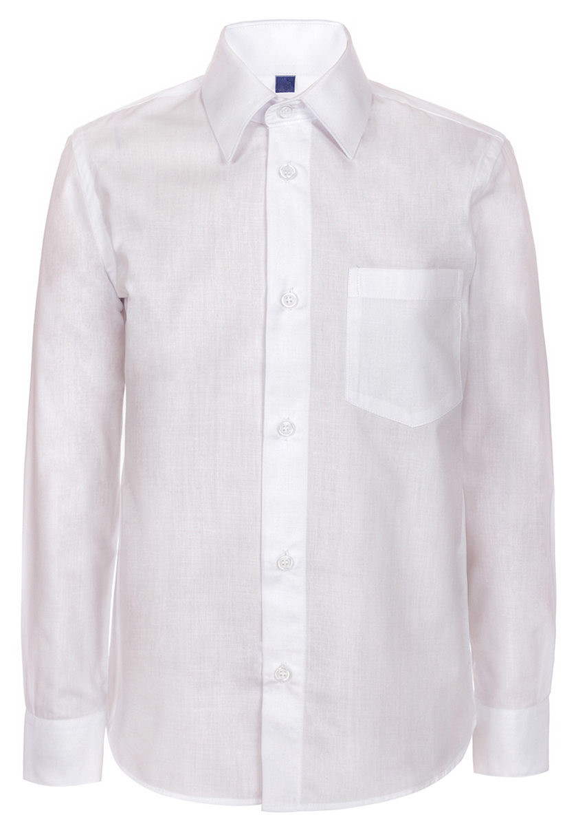 Рубашка для мальчика Brostem, цвет: белый. 157D_1. Размер 122/128