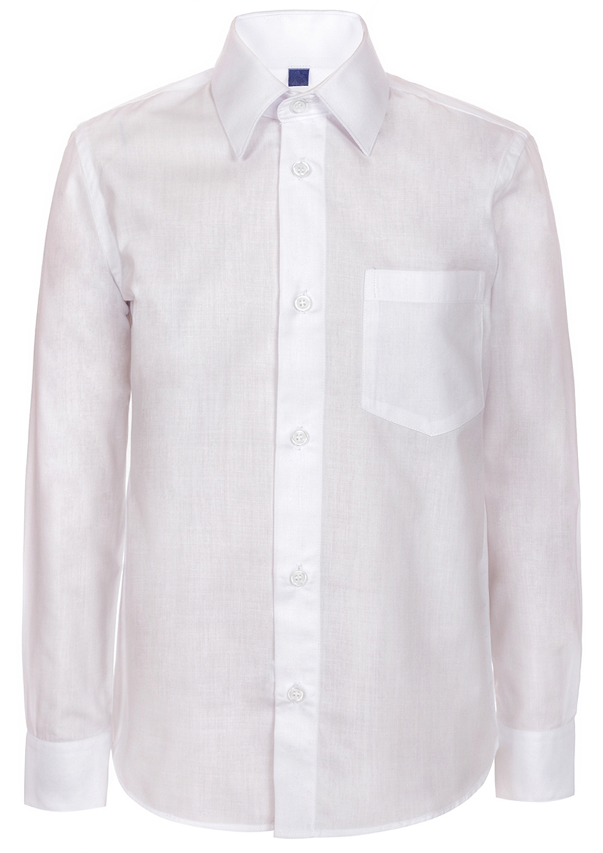 Рубашка для мальчика Brostem, цвет: белый. 202D_1. Размер 152/158