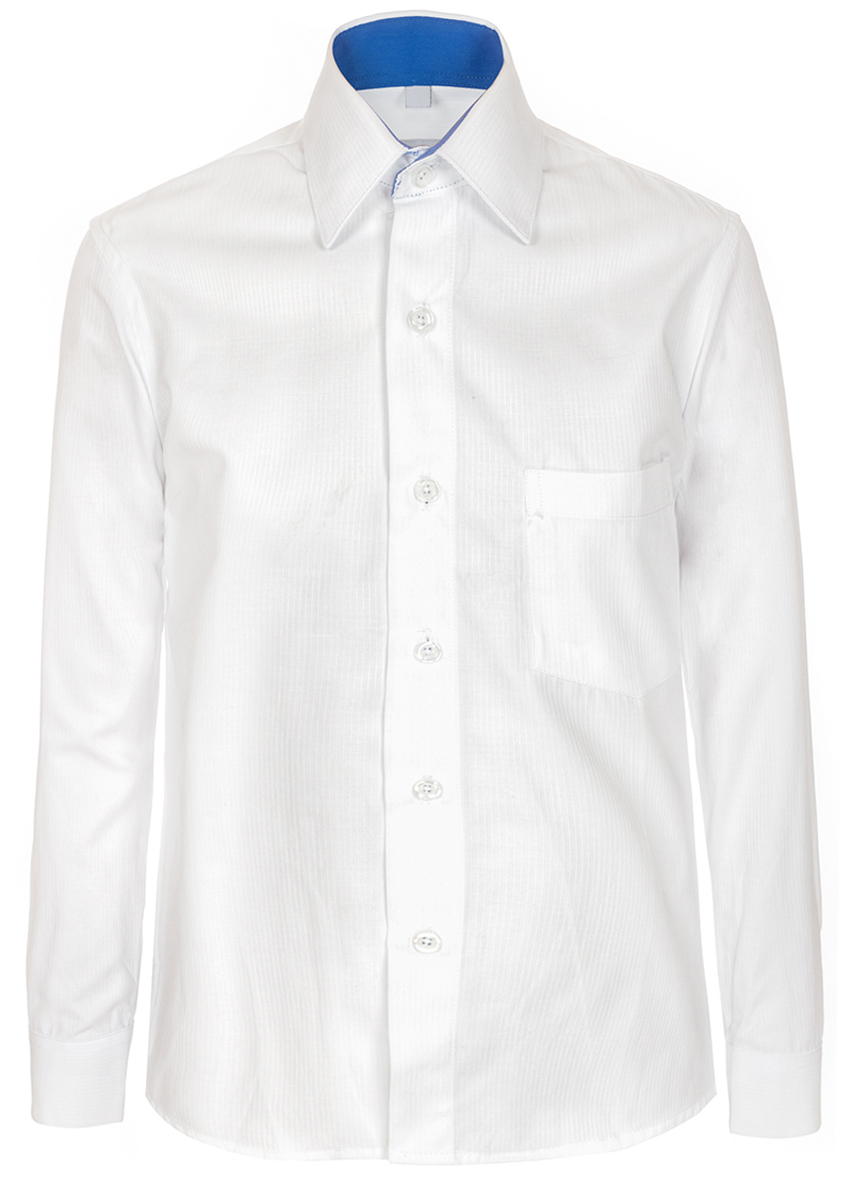 Рубашка для мальчика Brostem, цвет: белый. 6044D11_1. Размер 116/122